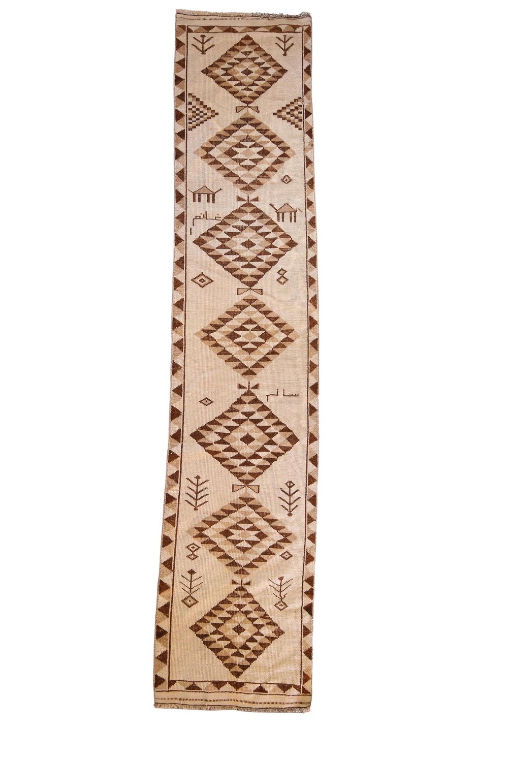 'Agatha' Vintage Turkish Runner - 2'9" x 13' - Canary Lane