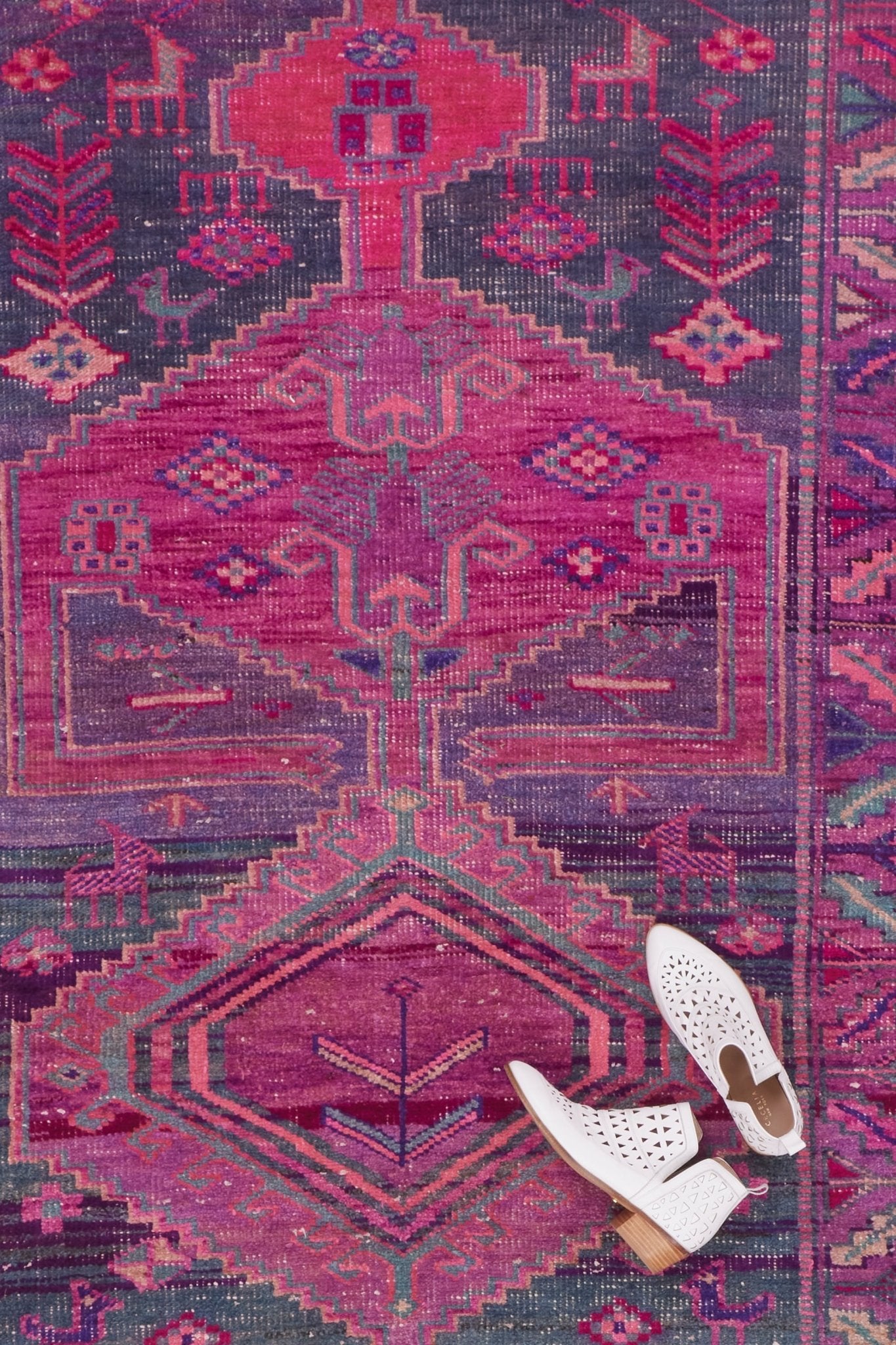 'Birdie' Vintage Turkish Runner - 4'5.5'' x 10'1'' - Canary Lane