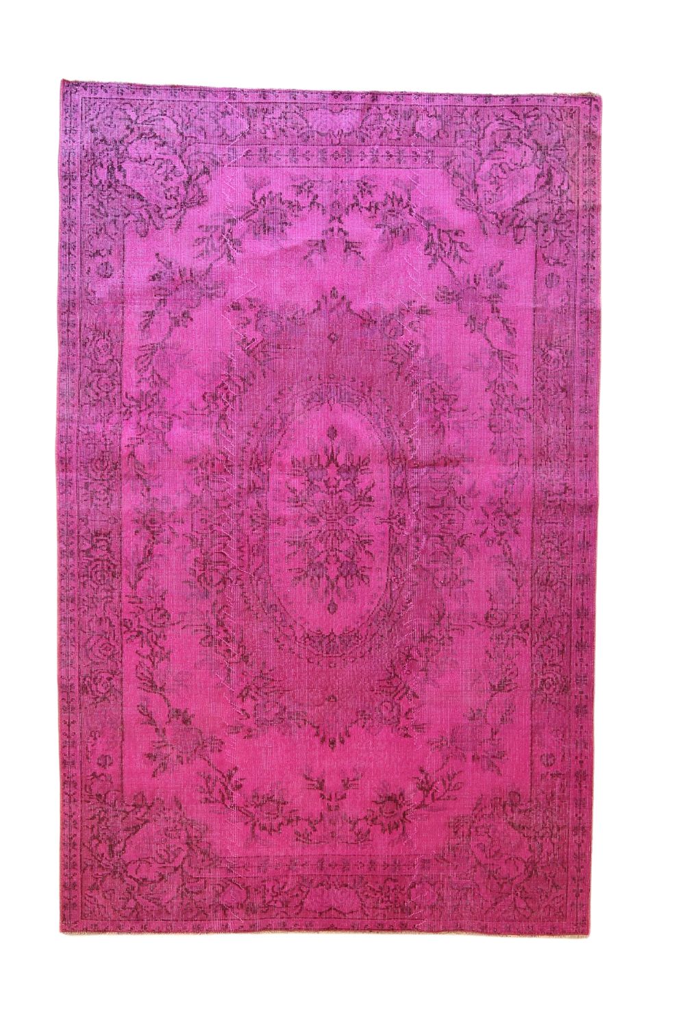 'Camellia' Vintage Turkish Rug - 5'4'' x 8'7'' - Canary Lane