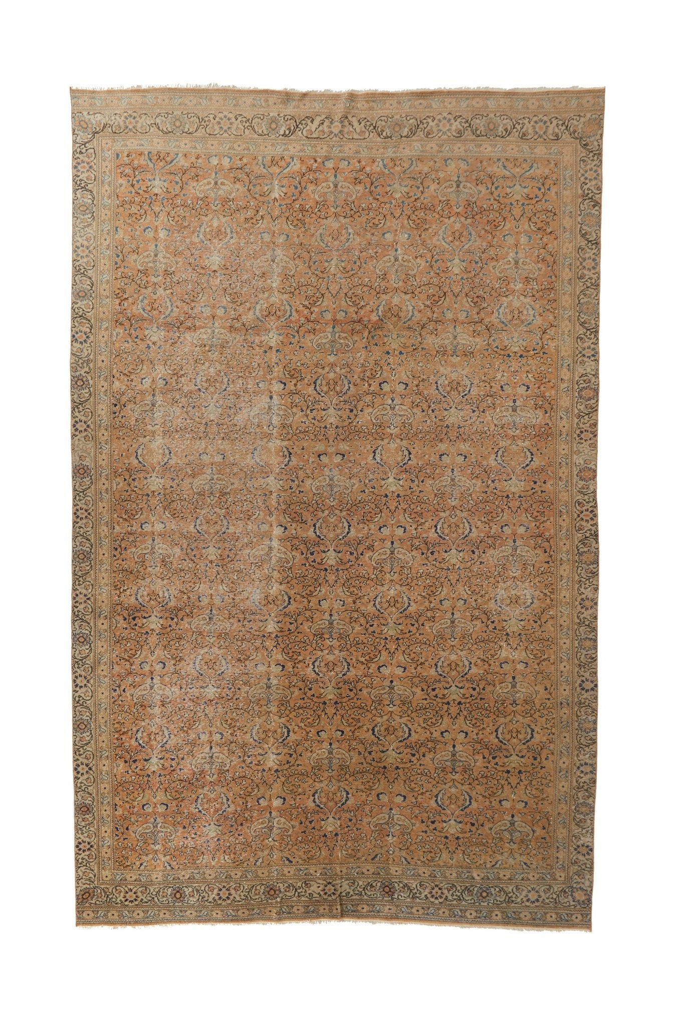'Capricorn' Turkish Vintage Area Rug - 7'4" x 11'8" - Canary Lane