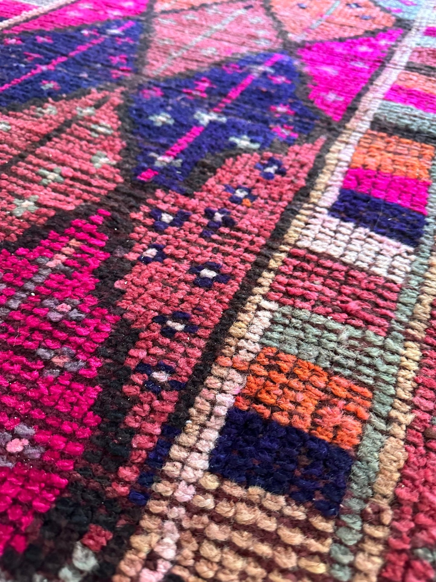 'Cera' Vintage Turkish Runner - 2'3" x 7'2" - Canary Lane