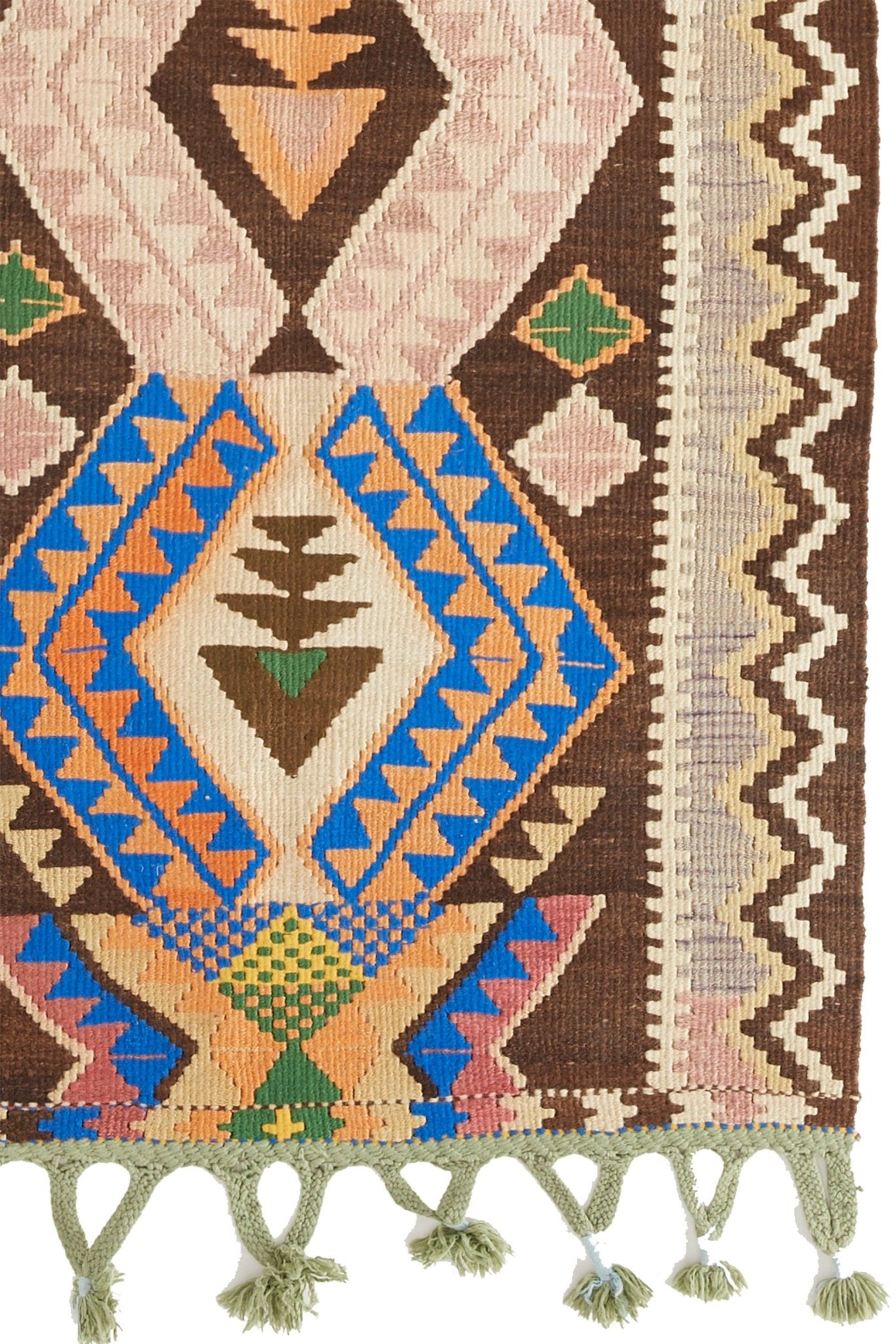 'Delilah' - Small Turkish Vintage Kilim Rug - 2'6" x 5'1" - Canary Lane