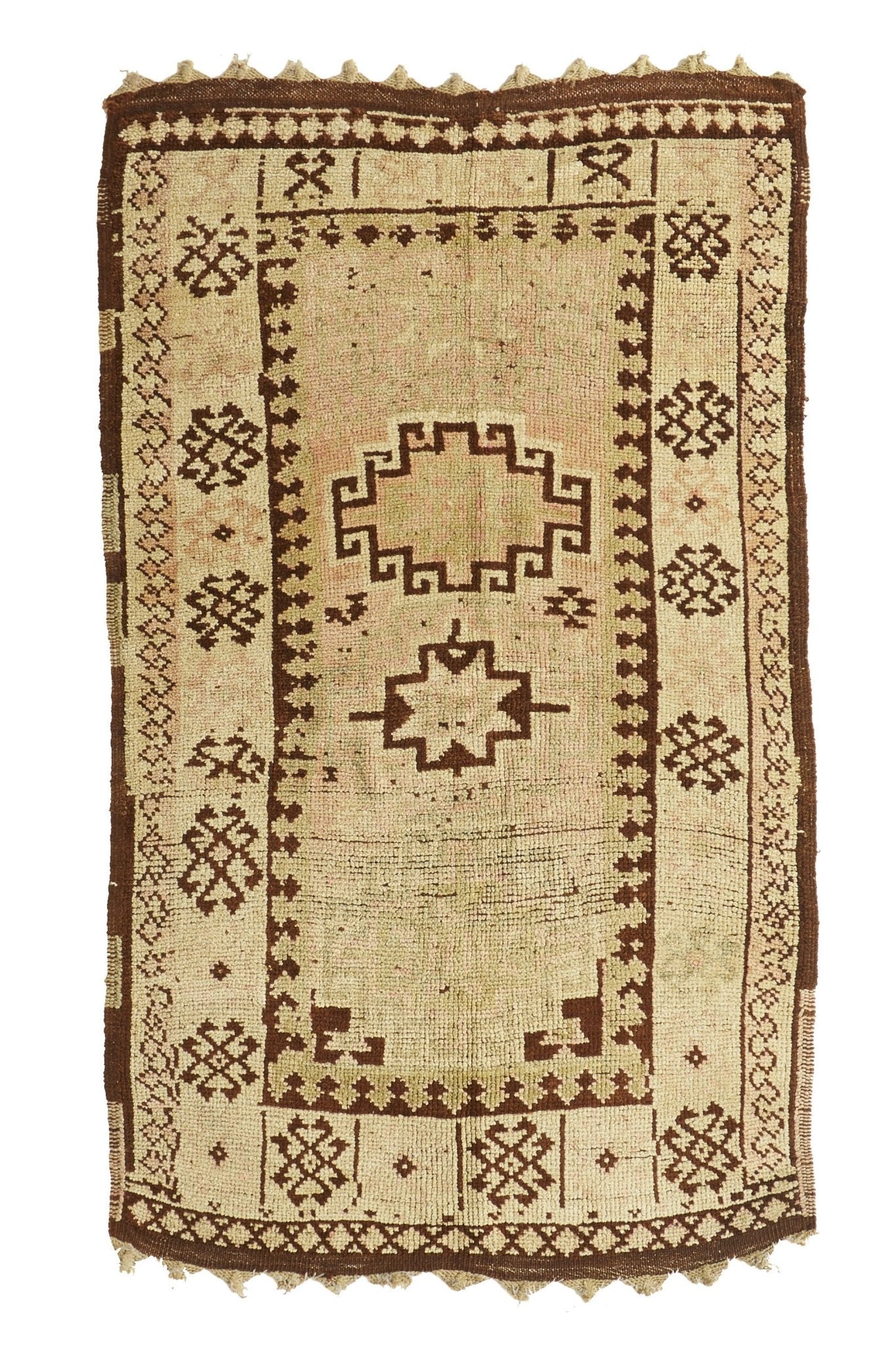 'Dunes' Vintage Turkish Rug - 4' x 7'2'' (ON HOLD) - Canary Lane