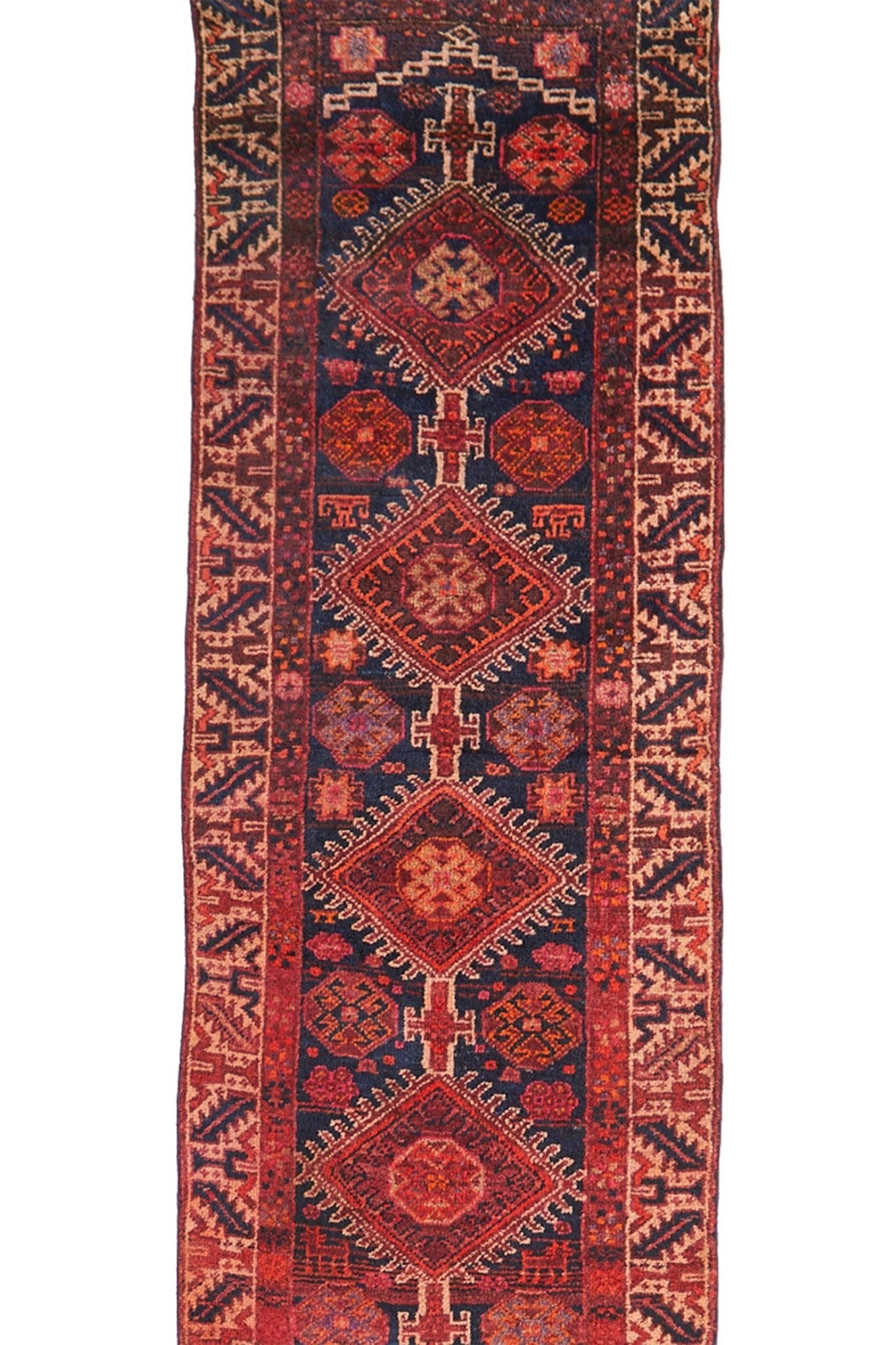 'Elvira' Rare Long Turkish Runner Rug - 3'1.5" x 15'8" - Canary Lane