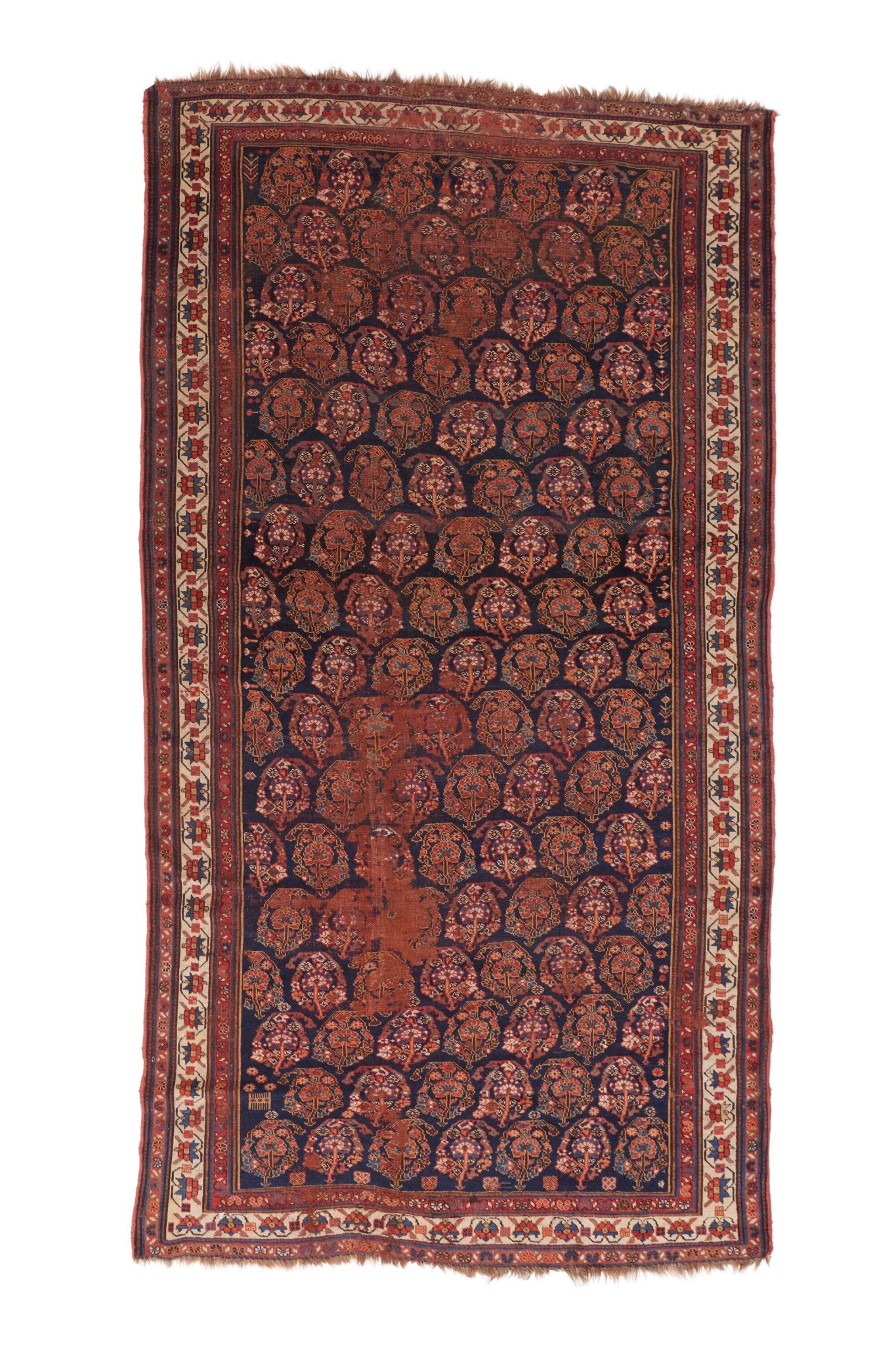 'Fern' Vintage Persian Rug - 5'4" x 10' - Canary Lane