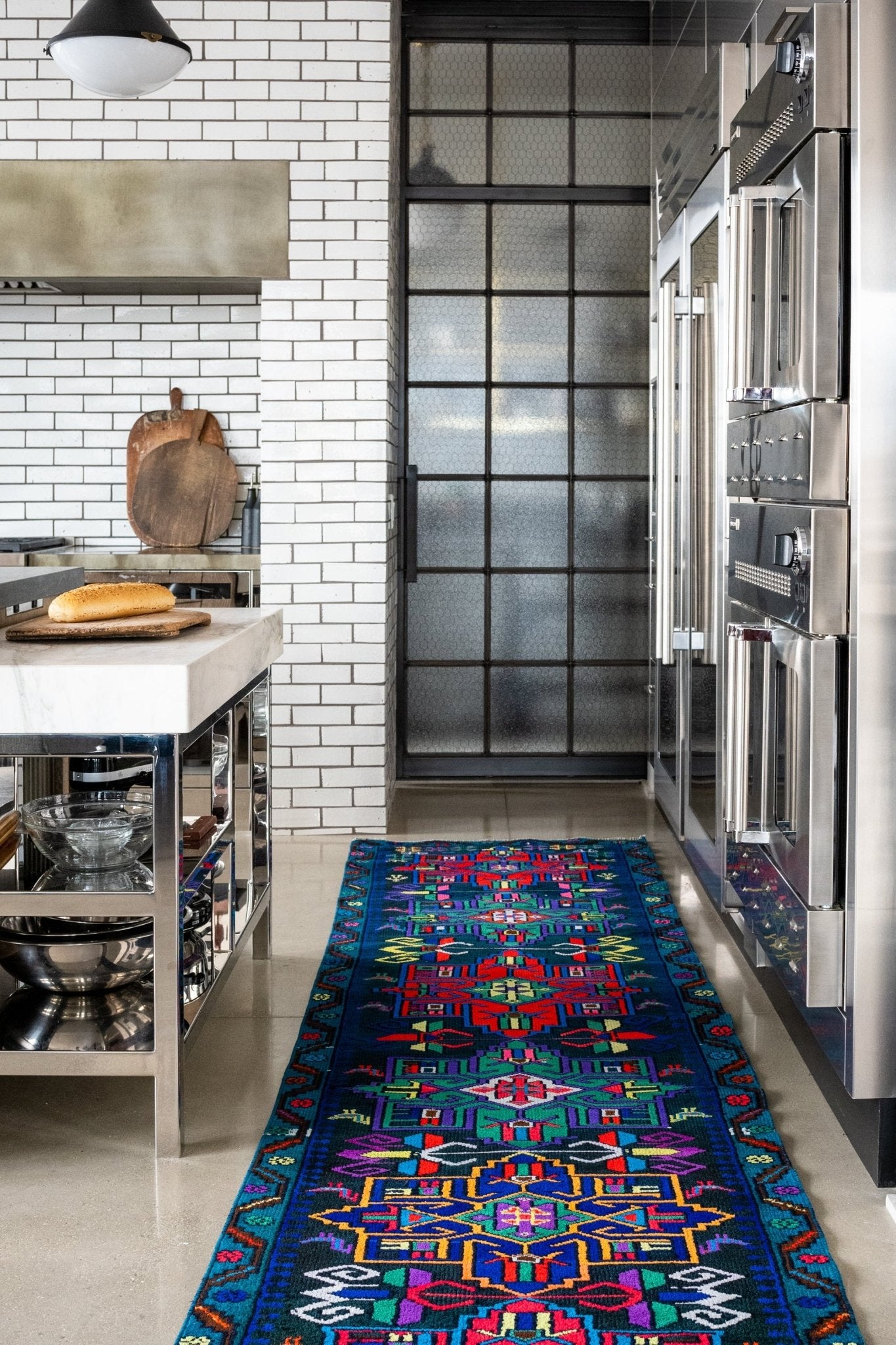 'Fireworks' Vintage Runner - 3' x 11'9