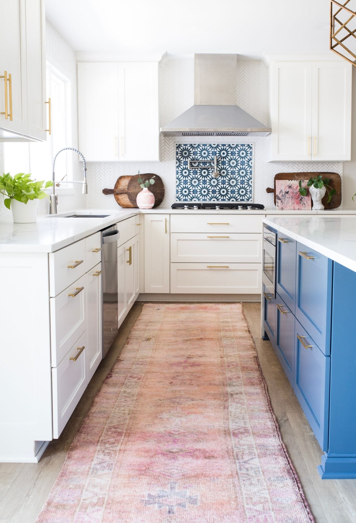 'Harper' Vintage Heirloom Turkish Runner - 3'1.5'' x 12'6'' - Canary Lane