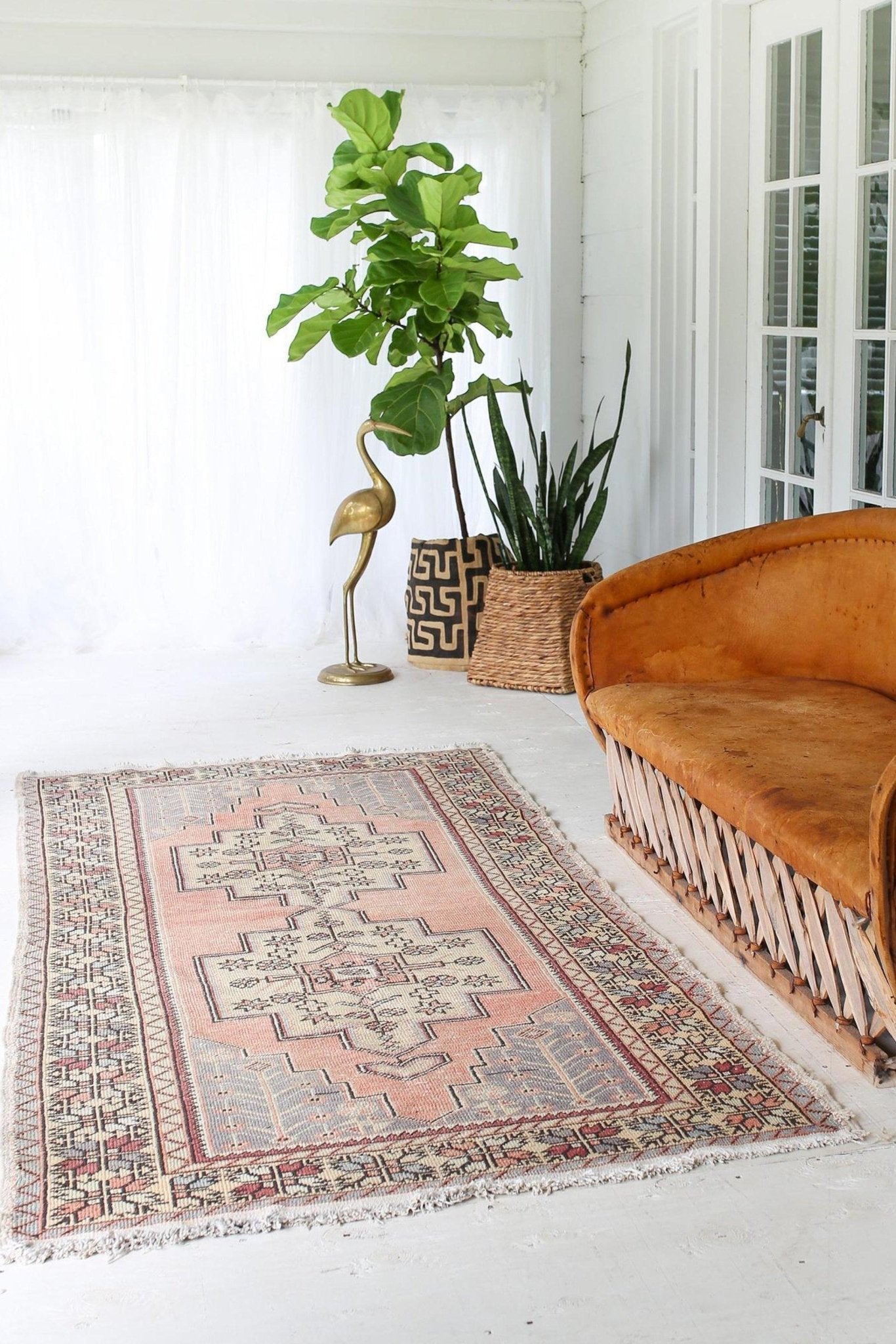 'Moon Dust' Faded Rug - Canary Lane