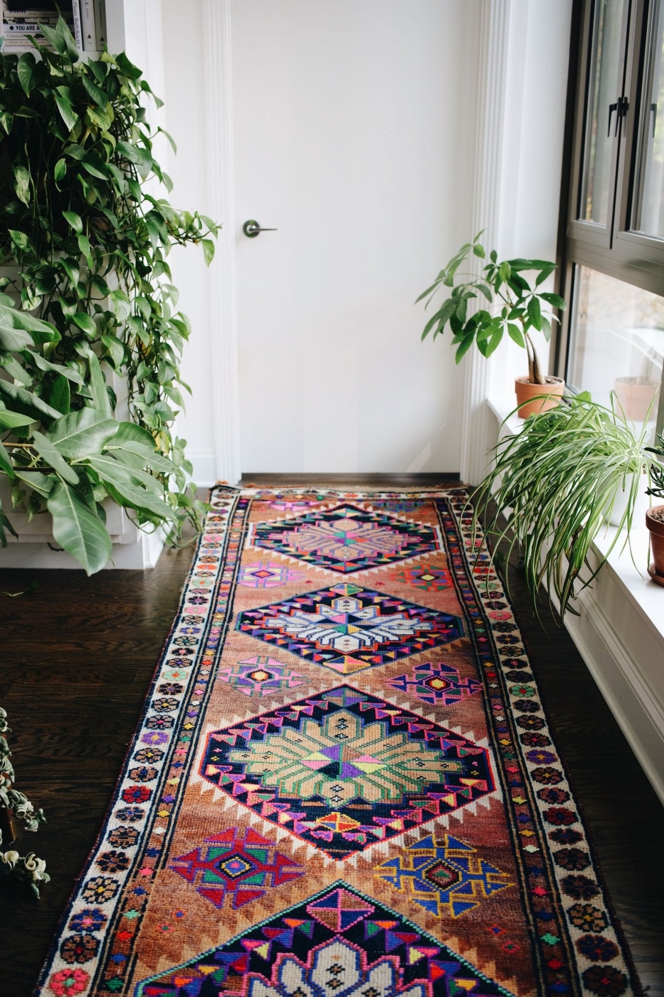 No. 1249' Vintage Turkish Runner Rug (ON HOLD) - 3' x 10'7" - Canary Lane