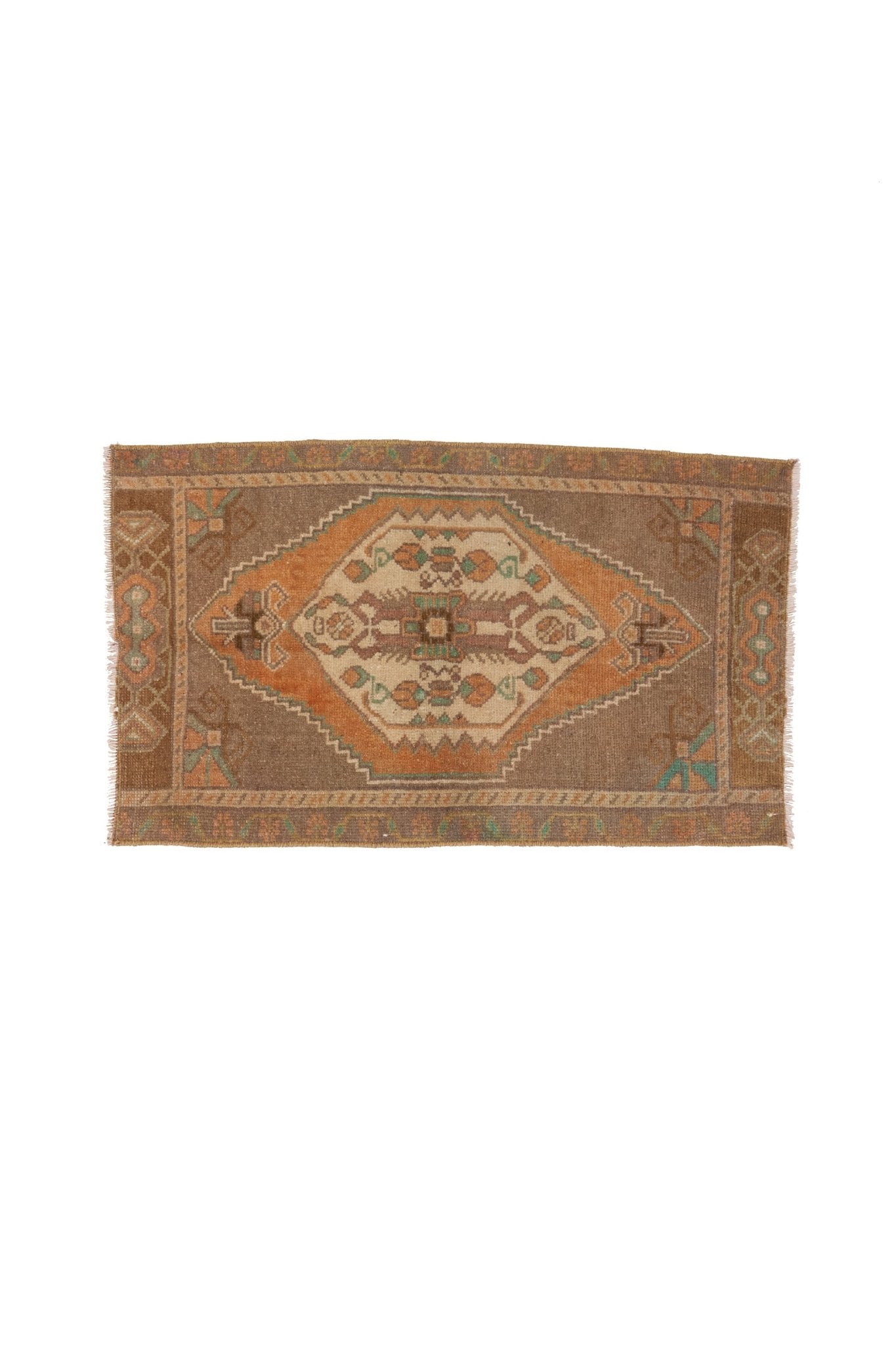 No. 1522 Mini Turkish Vintage Rug - 1'9" x 2'10" - Canary Lane