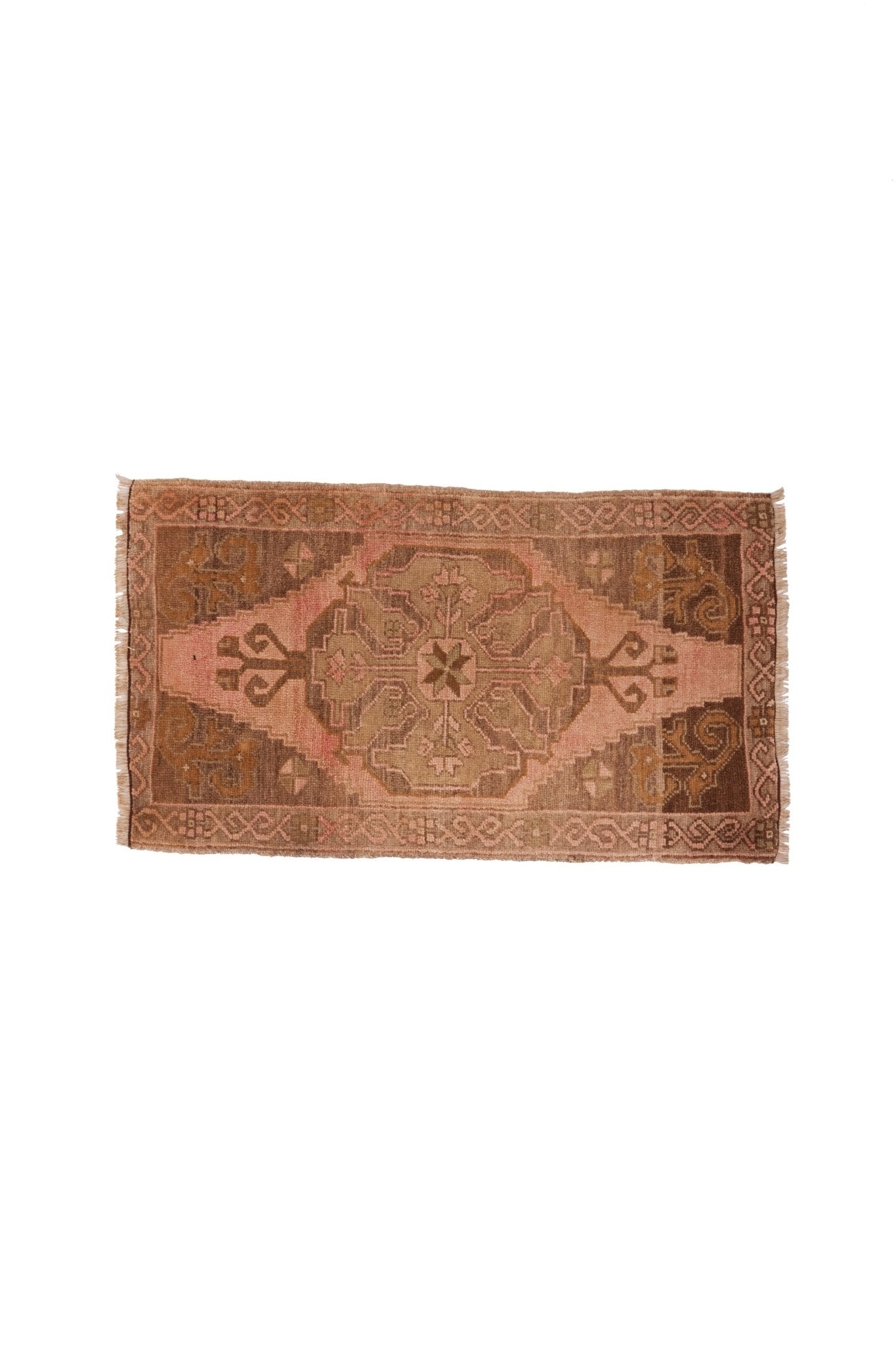 No. 1523 Mini Turkish Vintage Rug - 1'7.5" x 2'11" - Canary Lane