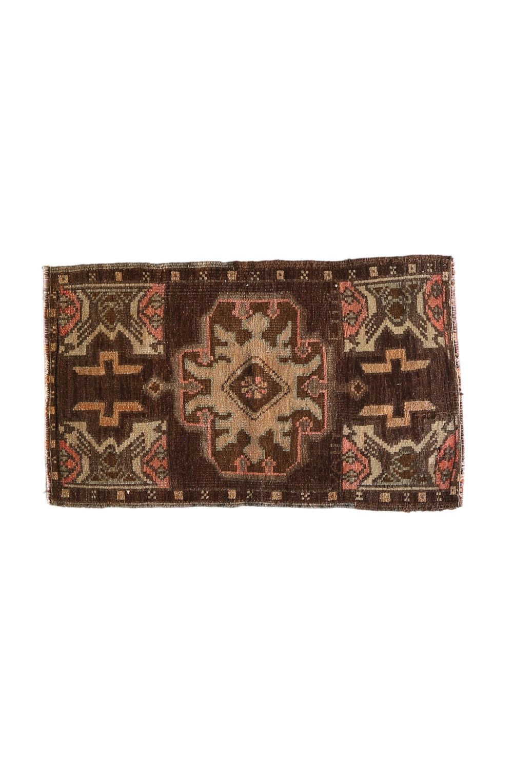 No. 1601 Mini Turkish Vintage Rug - 1'10" x 3'1" - Canary Lane
