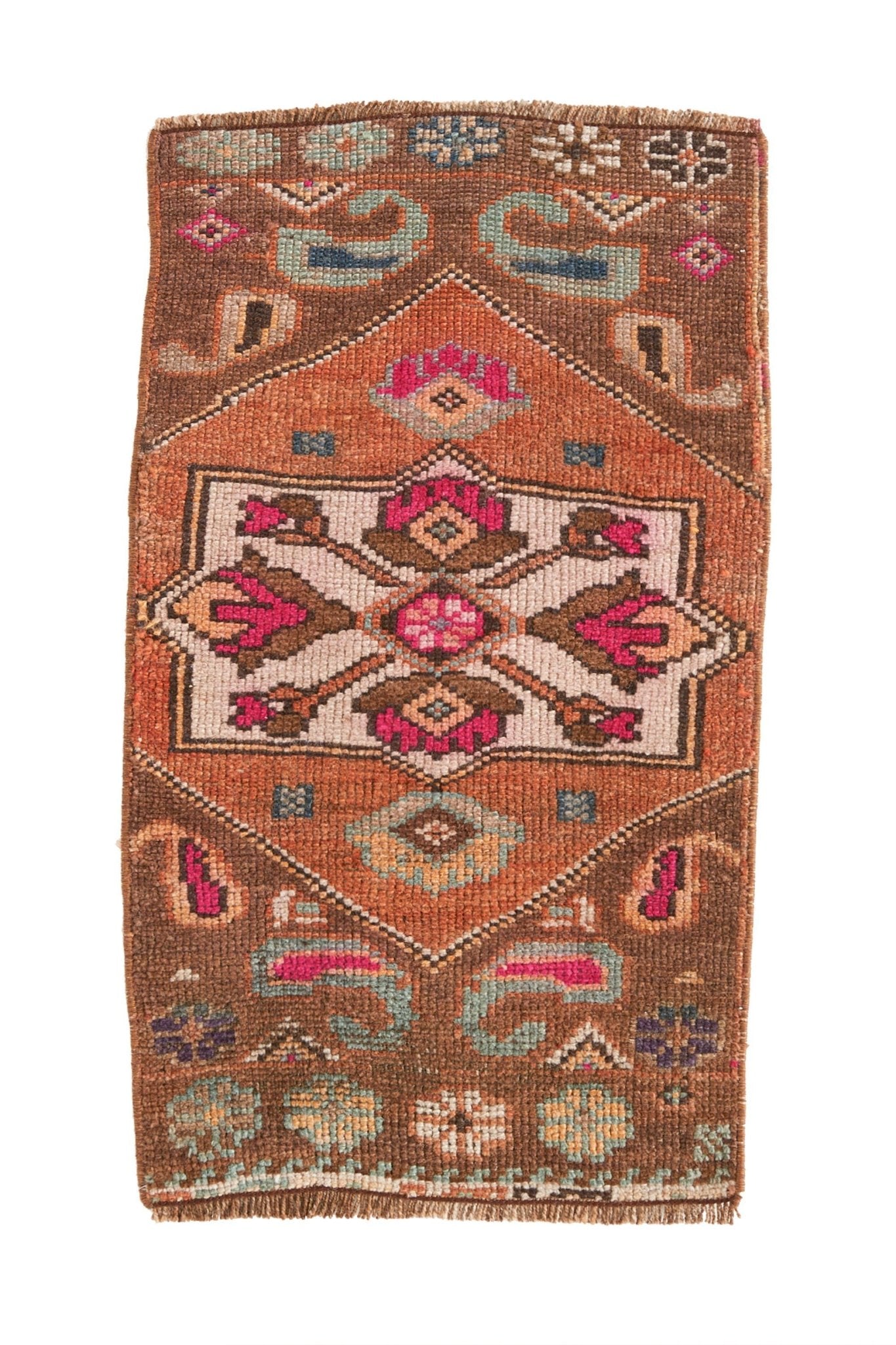 No. 477 Vintage Petite Rug - 1'6'' x 2'8'' - Canary Lane