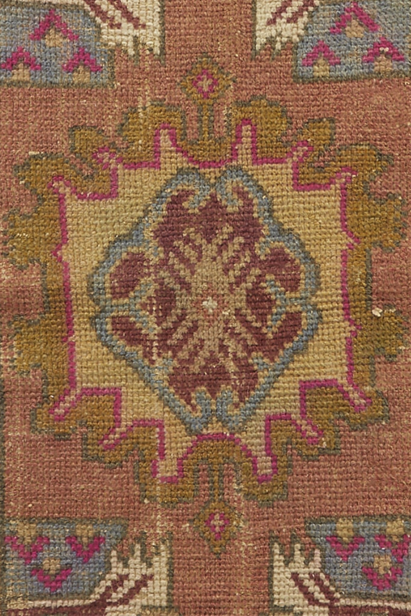 No. 617 Mini Vintage Rug - 1'4.5" x 3'1.5" - Canary Lane