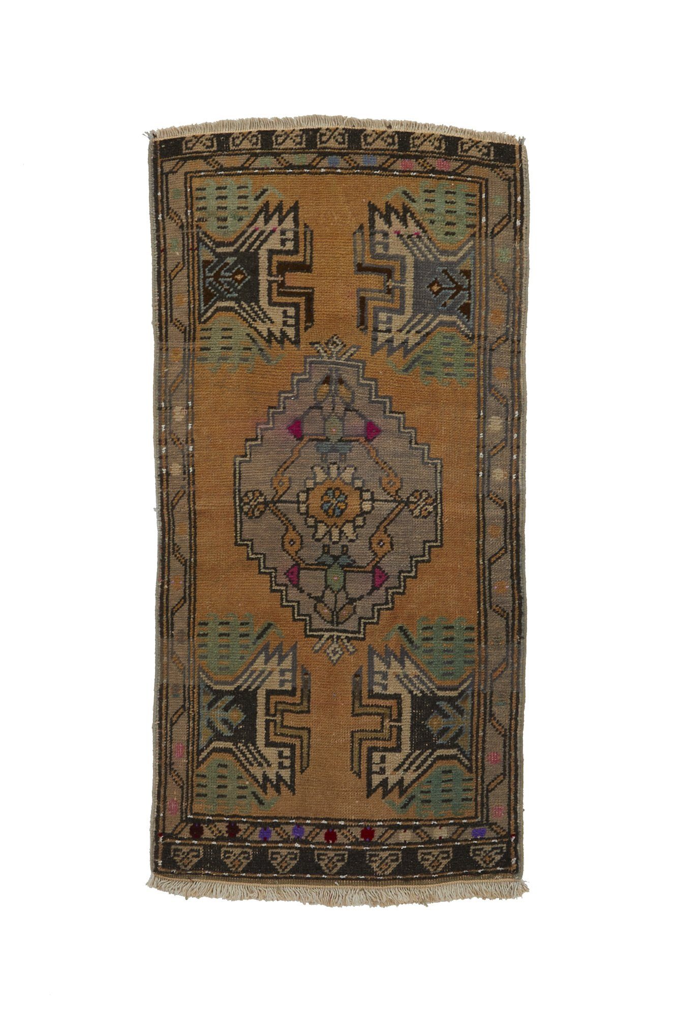 No. 752 Mini Rug - 1'9" x 3'7" - Canary Lane