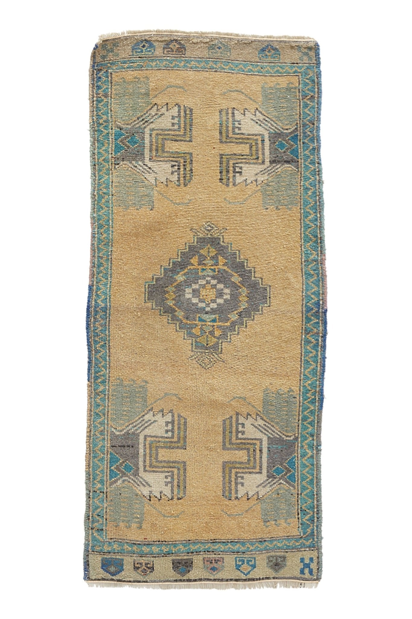 No. 940 Mini Rug - 1'8" x 4' - Canary Lane