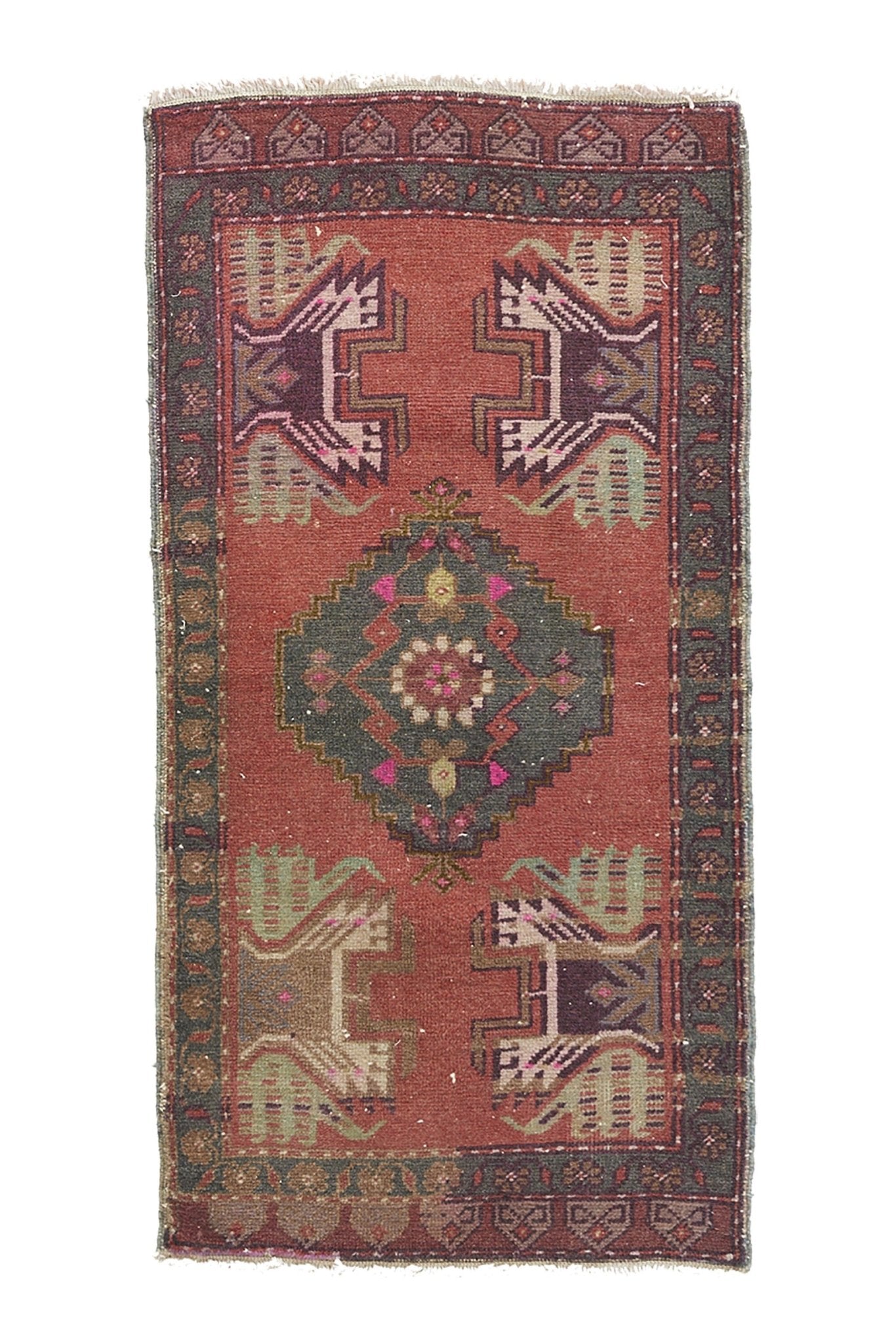 No. 955 Petite Rug - 1'9" x 3'7" - Canary Lane