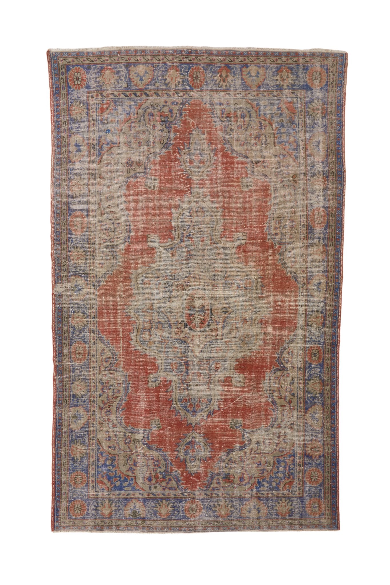 'Odin' Turkish Vintage Area Rug - 9'5'' x 12'10'' - Canary Lane