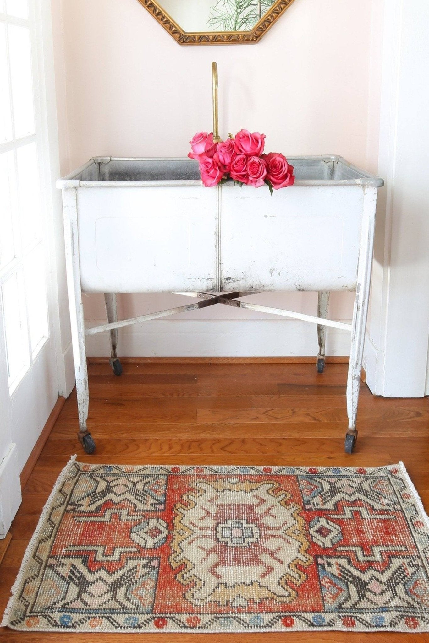 Petite Vintage Rug No. 226 - 1'6" x 3'2" - Canary Lane