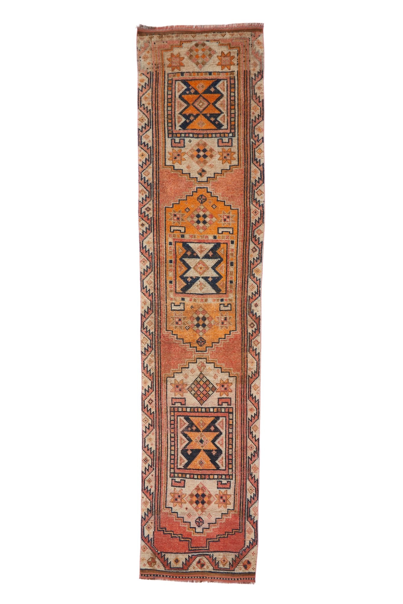 'Santa Fe' Vintage Turkish Runner (ON HOLD) - 2'9'' x 12'3" - Canary Lane